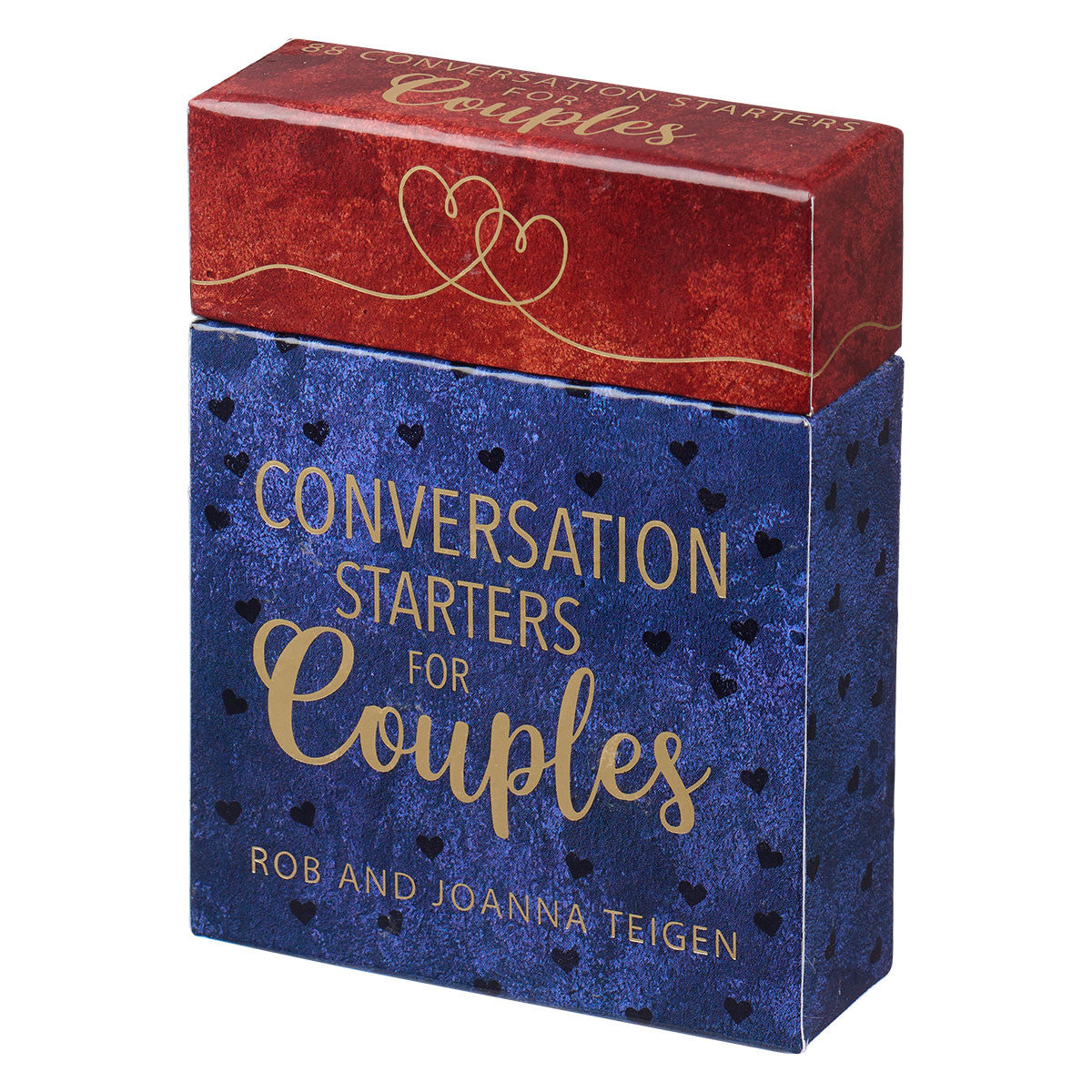 Conversation Starters For Couples Brown/Navy Box&Card Set