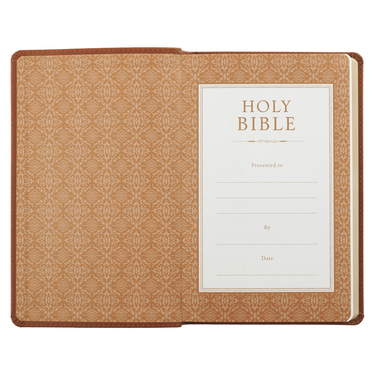 Saddle Tan KJV Gift Edition Bible