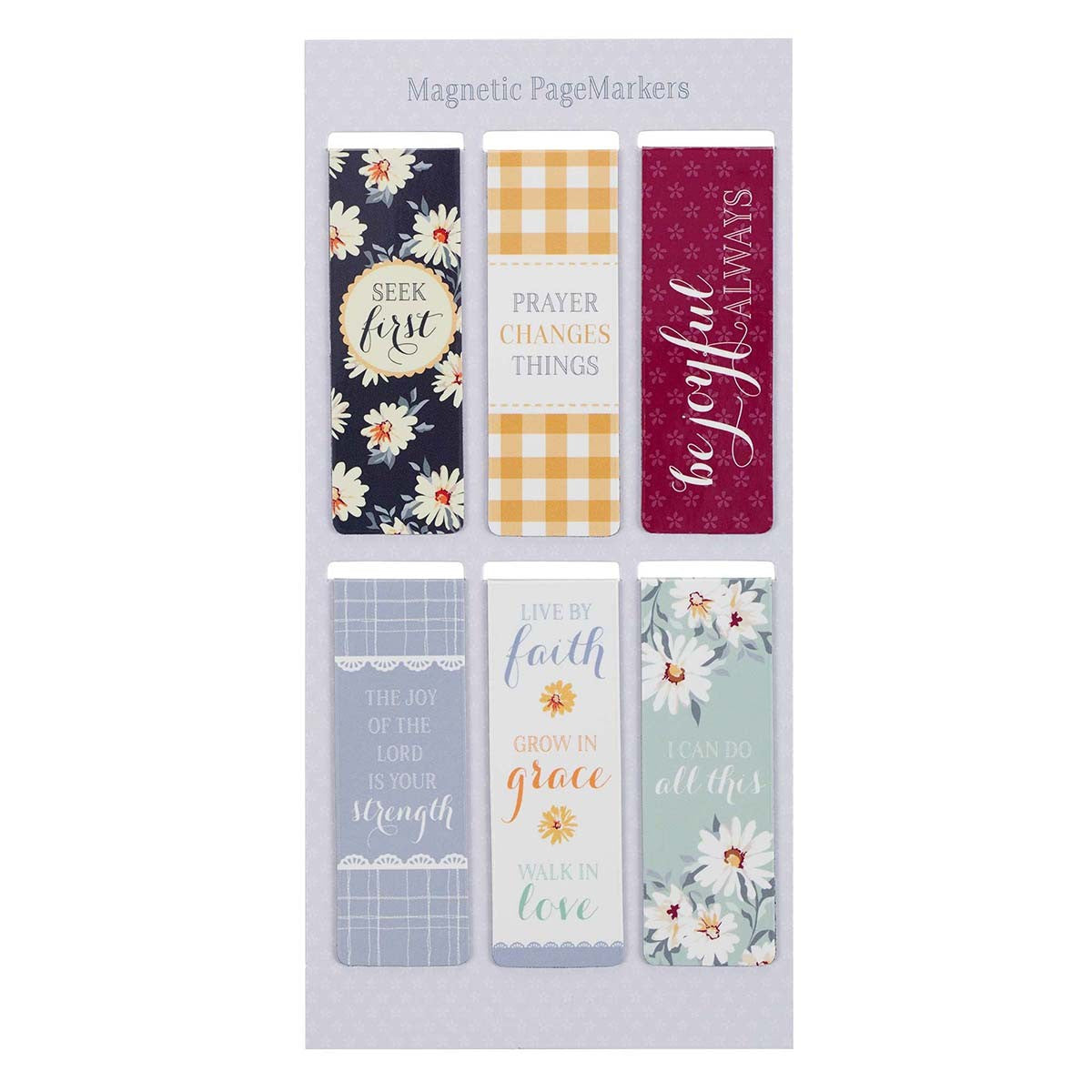 Tall Magnetic Bookmark Page Marker Set