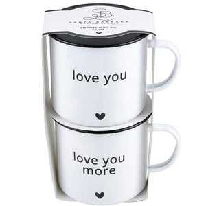 Mug Set Love You More 2pc