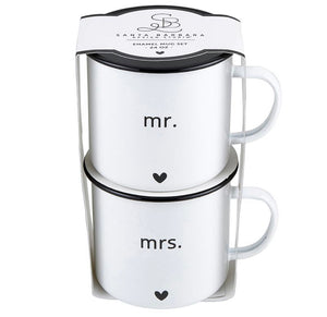 Mug Set Mr & Mrs 2 pc